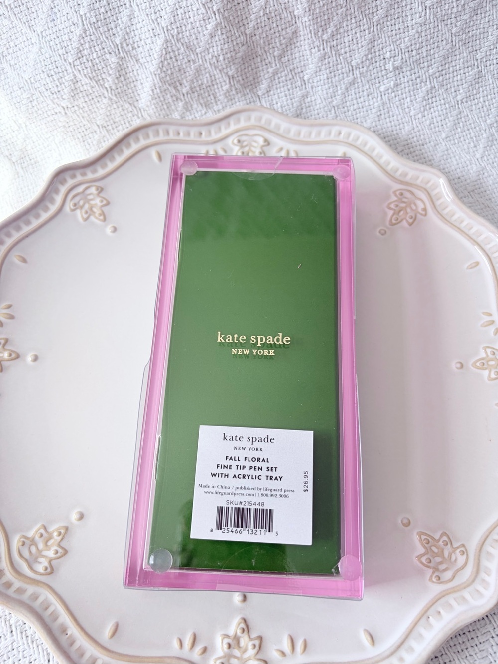 kate spade New York "Fall Floral" Pen and Tray Set - Picture 4 of 9